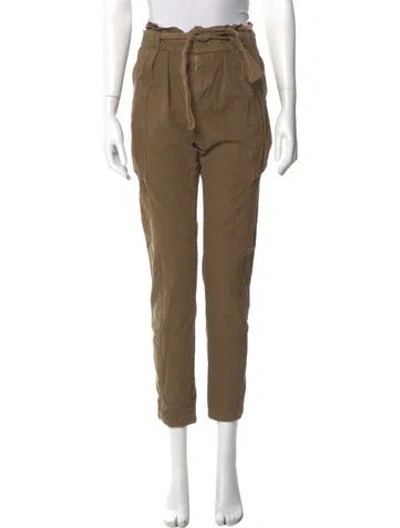 Pre-owned A.l.c Straight Leg Pants In Brown