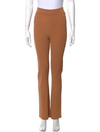 Pre-owned A.l.c Straight Leg Pants In Brown