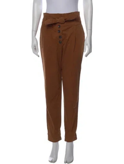 Pre-owned A.l.c Straight Leg Pants In Brown