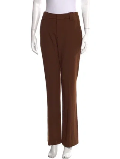 Pre-owned A.l.c Straight Leg Pants In Brown