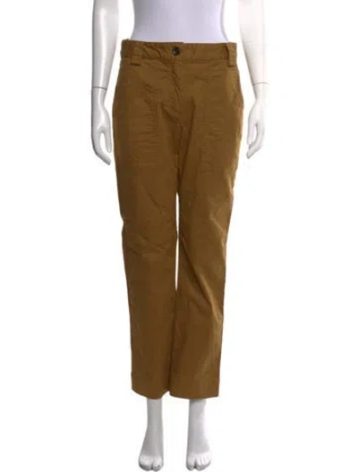 Pre-owned A.l.c Straight Leg Pants In Brown