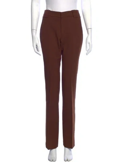 Pre-owned A.l.c Straight Leg Pants In Brown