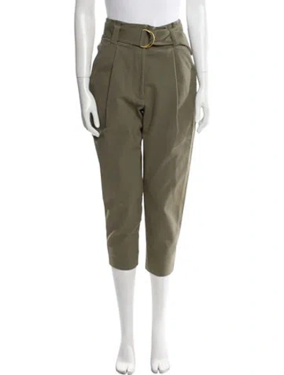 Pre-owned A.l.c Straight Leg Pants In Green