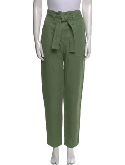 Pre-owned A.l.c Straight Leg Pants In Green