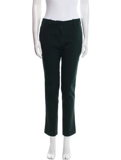 Pre-owned A.l.c Straight Leg Pants In Green