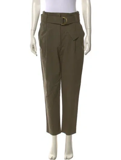 Pre-owned A.l.c Straight Leg Pants In Green