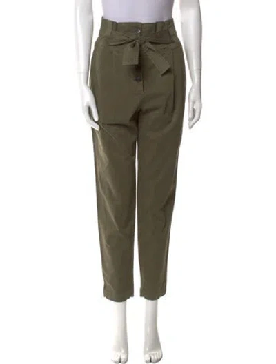Pre-owned A.l.c Straight Leg Pants In Green