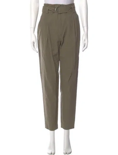 Pre-owned A.l.c Straight Leg Pants In Green