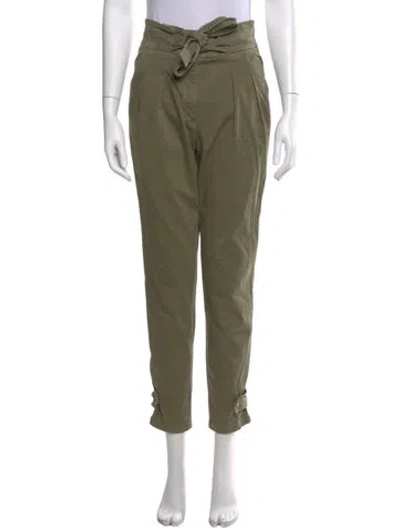 Pre-owned A.l.c Straight Leg Pants In Green