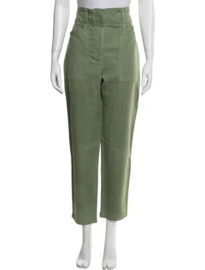 Pre-owned A.l.c Straight Leg Pants In Green