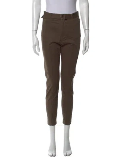Pre-owned A.l.c Straight Leg Pants In Green
