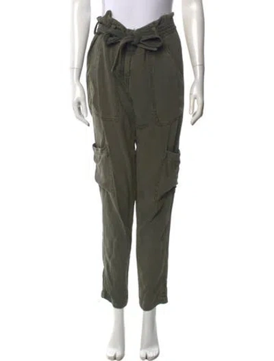 Pre-owned A.l.c Straight Leg Pants In Green