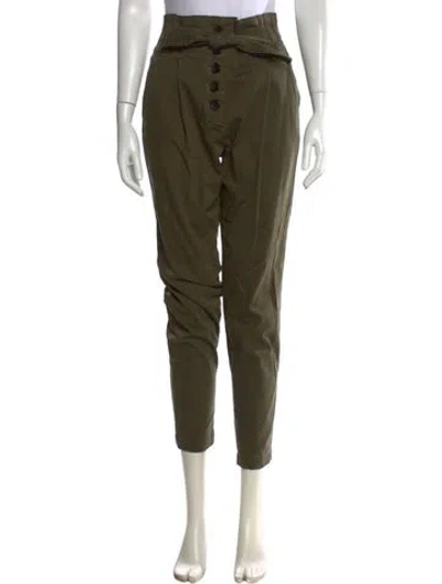 Pre-owned A.l.c Straight Leg Pants In Green