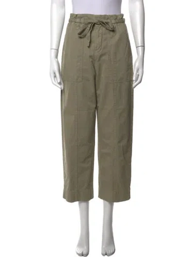 Pre-owned A.l.c Straight Leg Pants In Green
