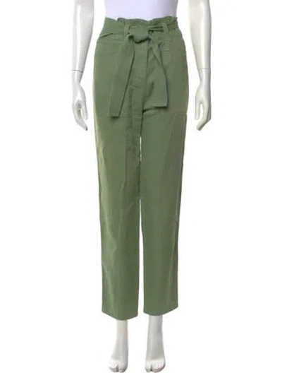 Pre-owned A.l.c Straight Leg Pants In Green