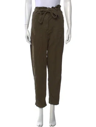 Pre-owned A.l.c Straight Leg Pants In Green