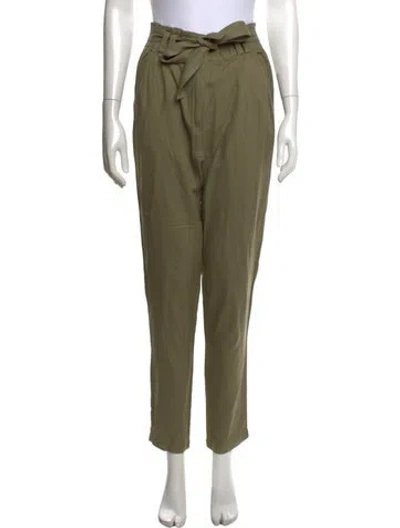 Pre-owned A.l.c Straight Leg Pants In Green