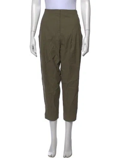 Pre-owned A.l.c Straight Leg Pants In Green