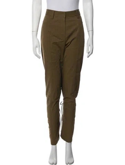 Pre-owned A.l.c Straight Leg Pants In Green