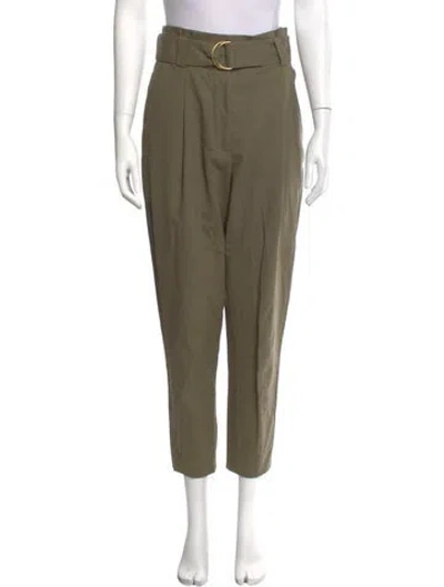 Pre-owned A.l.c Straight Leg Pants In Green
