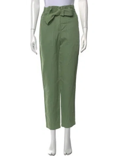 Pre-owned A.l.c Straight Leg Pants In Green