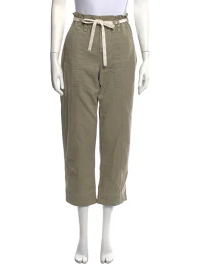 Pre-owned A.l.c Straight Leg Pants In Green