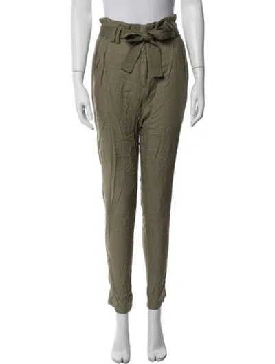 Pre-owned A.l.c Straight Leg Pants In Green