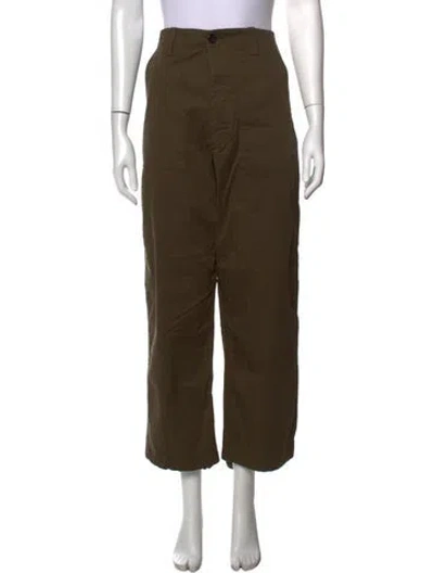 Pre-owned A.l.c Straight Leg Pants In Green