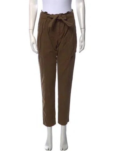 Pre-owned A.l.c Straight Leg Pants In Green