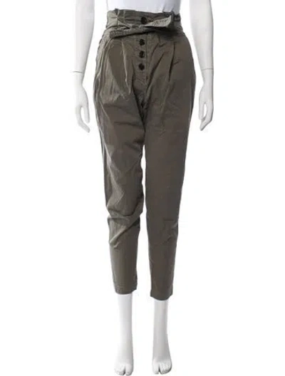 Pre-owned A.l.c Straight Leg Pants In Green