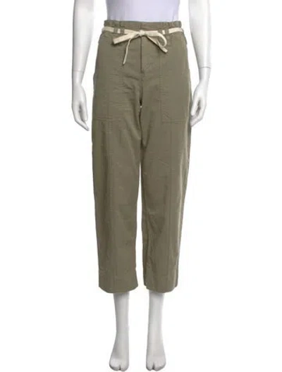 Pre-owned A.l.c Straight Leg Pants In Green