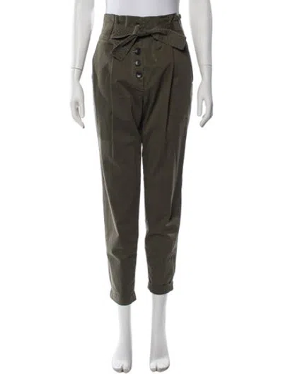 Pre-owned A.l.c Straight Leg Pants In Green