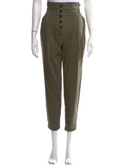 Pre-owned A.l.c Straight Leg Pants In Green