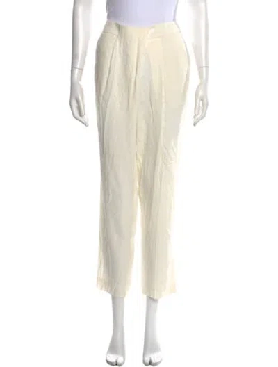 Pre-owned A.l.c Straight Leg Pants In Neutral