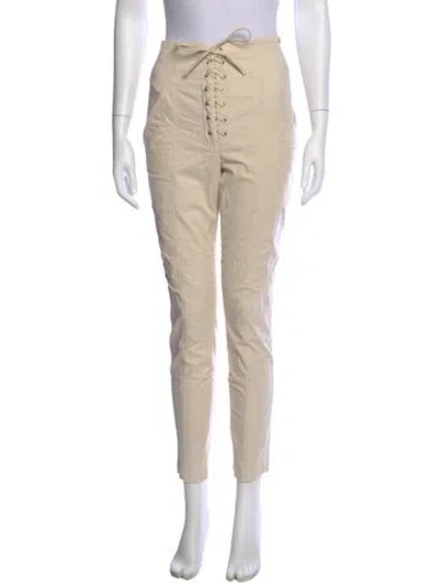 Pre-owned A.l.c Straight Leg Pants In Neutral