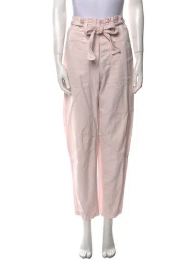 Pre-owned A.l.c Straight Leg Pants In Pink