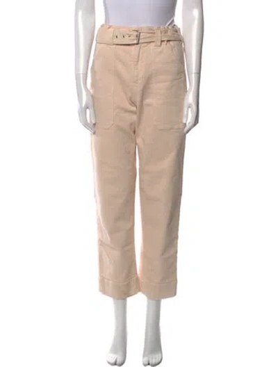 Pre-owned A.l.c Straight Leg Pants In Pink