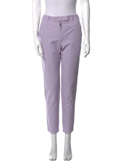 Pre-owned A.l.c Straight Leg Pants In Purple