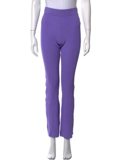 Pre-owned A.l.c Straight Leg Pants In Purple
