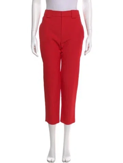 Pre-owned A.l.c Straight Leg Pants In Red