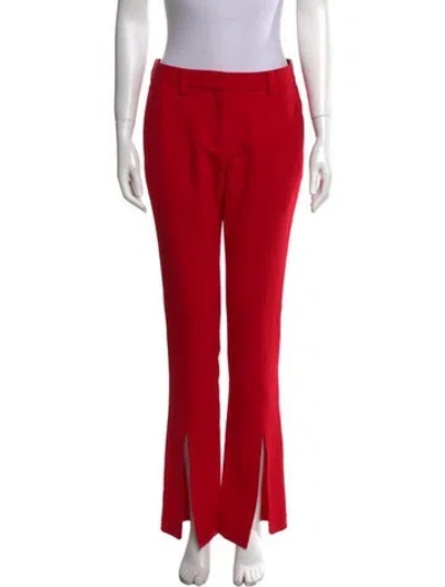 Pre-owned A.l.c Straight Leg Pants In Red