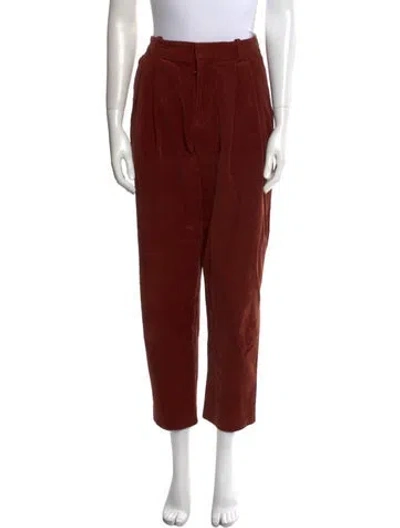Pre-owned A.l.c Straight Leg Pants In Red