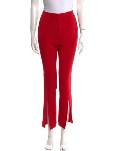 Pre-owned A.l.c Straight Leg Pants In Red