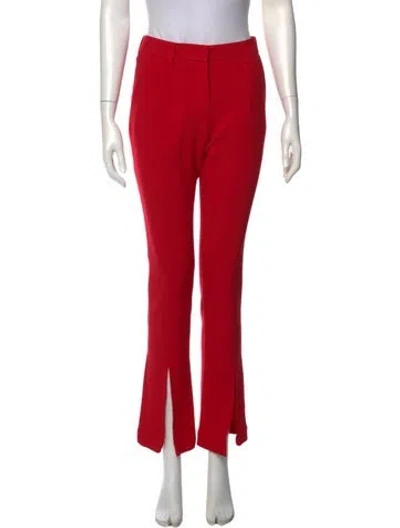 Pre-owned A.l.c Straight Leg Pants In Red