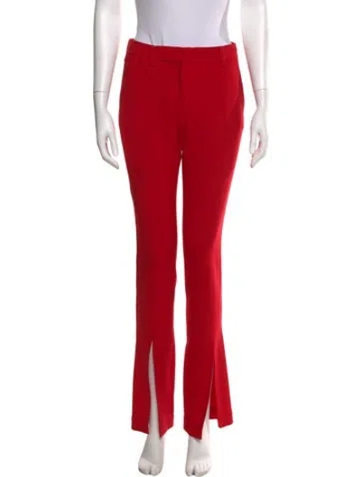 Pre-owned A.l.c Straight Leg Pants In Red