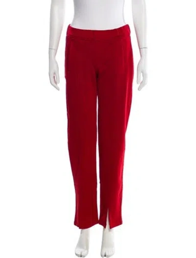 Pre-owned A.l.c Straight Leg Pants In Red