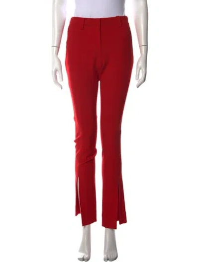 Pre-owned A.l.c Straight Leg Pants In Red