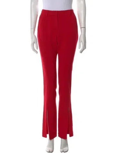 Pre-owned A.l.c Straight Leg Pants In Red