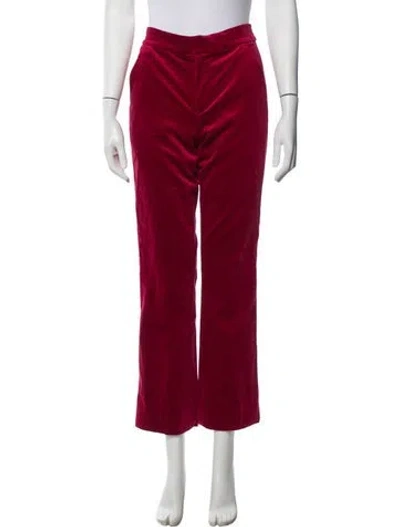 Pre-owned A.l.c Straight Leg Pants In Red