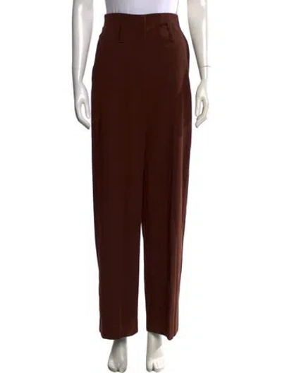 Pre-owned A.l.c Straight Leg Pants W/ Tags In Brown